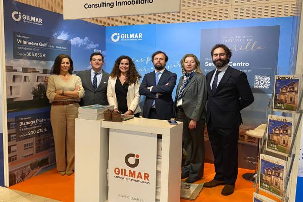 stand de GILMAR Sevilla en el salón inmobiliario Welcome Home 2022