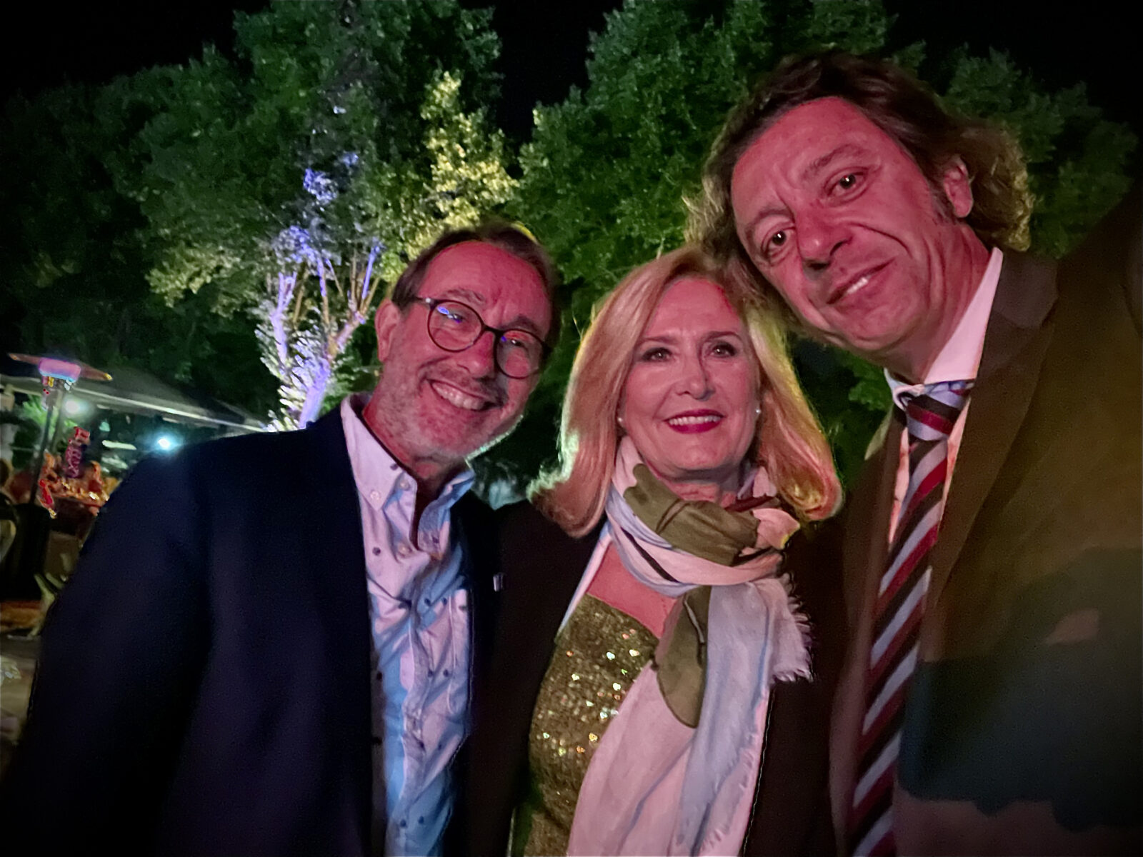 Carlos Pérez, Nieves Herrero y Javier Castellano, DirCom de GILMAR