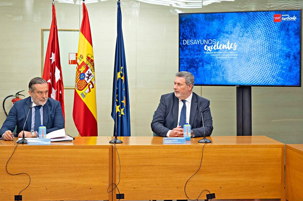 El consejero delegado de GILMAR acude a un desayuno 'excelente' con el consejero de Presidencia, Justicia e Interior de Madrid.