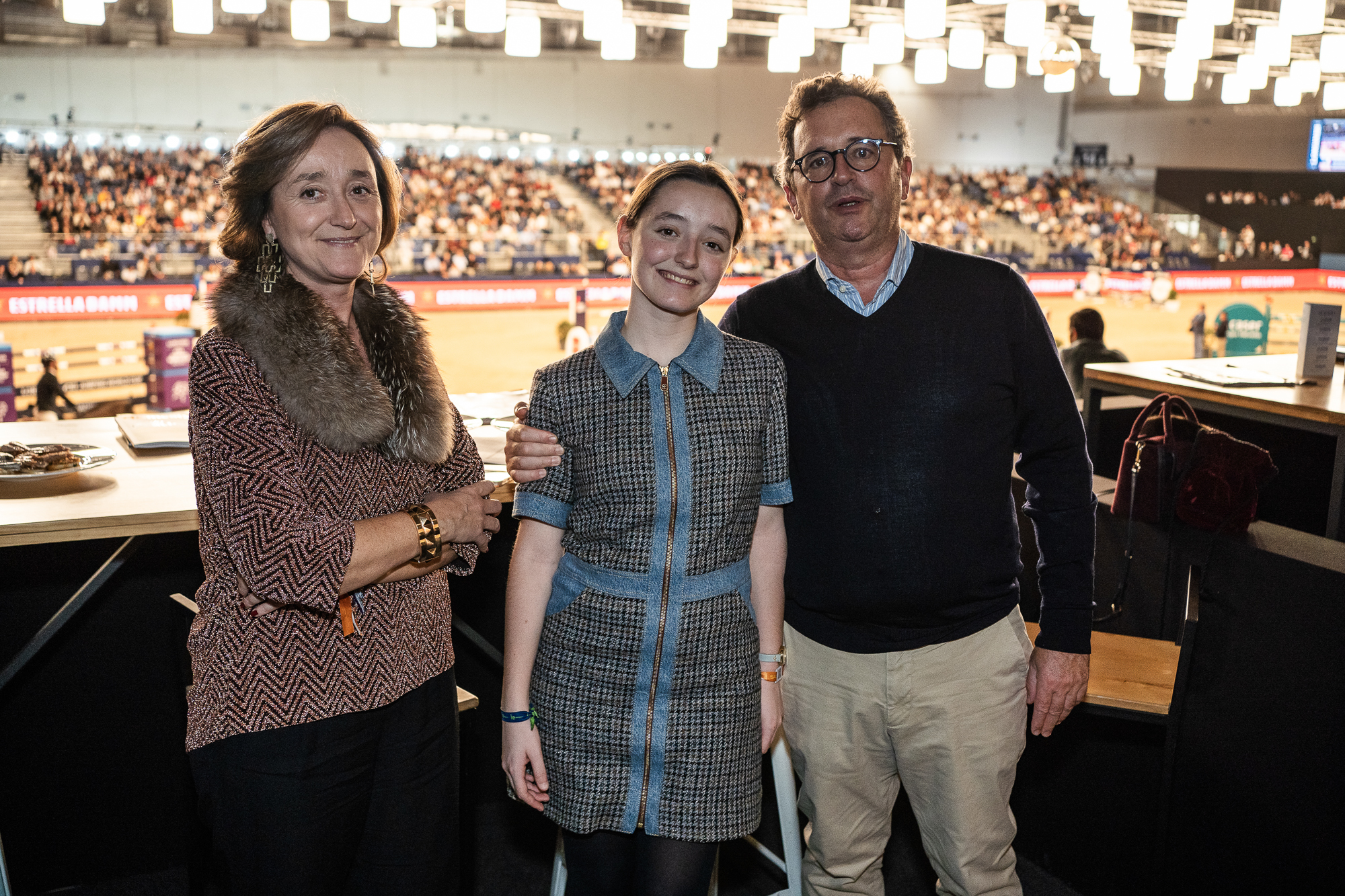 Almudena Ross y familia