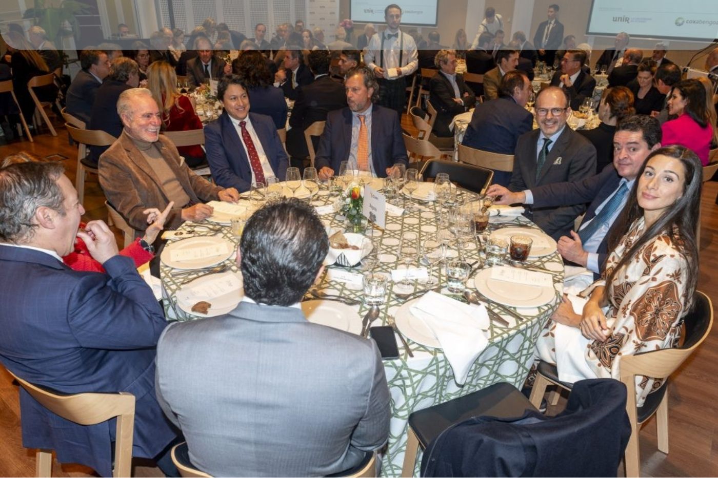 GILMAR en la comida del CEAPI con el presidente de Ecuador