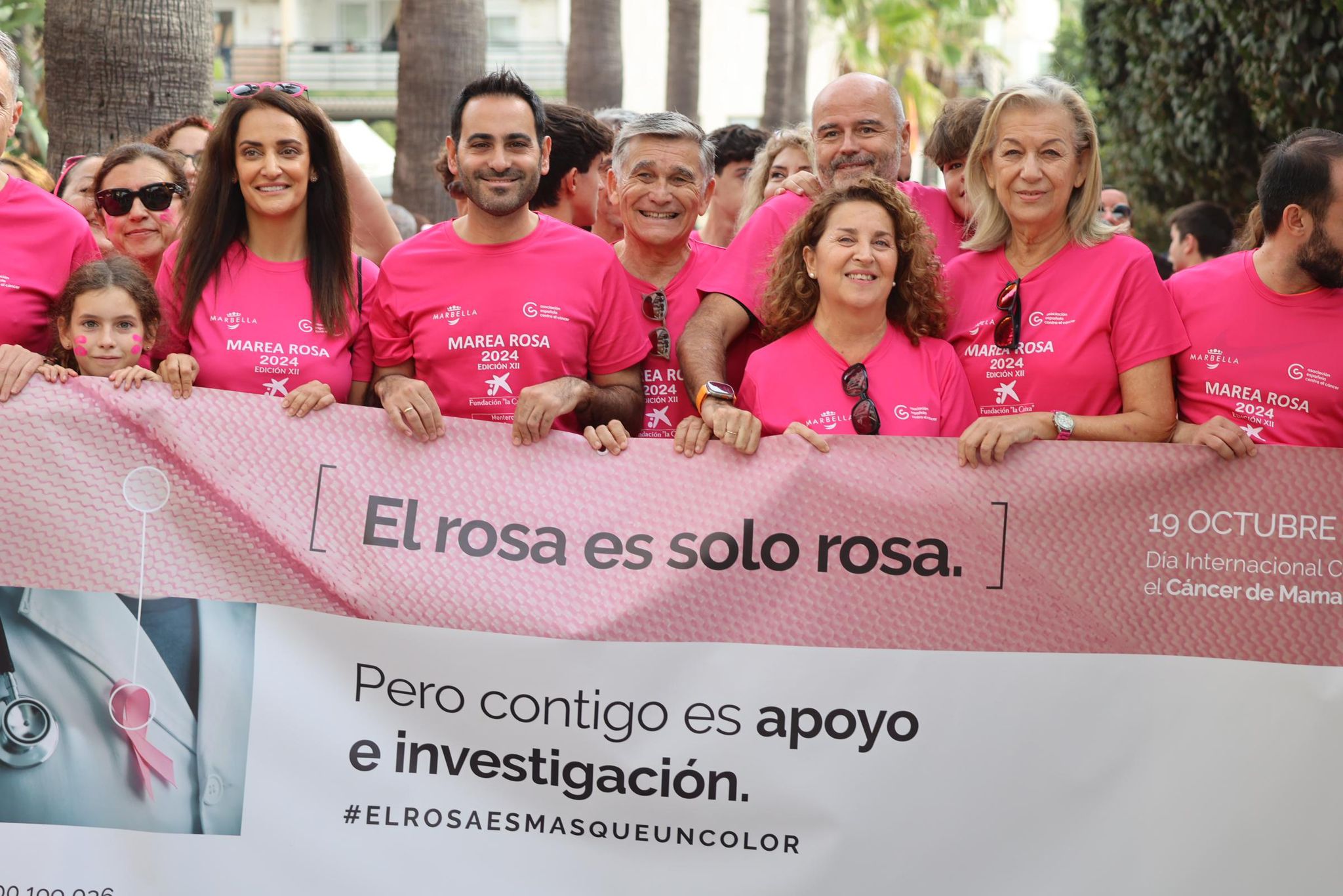 GILMAR con La Marea Rosa en Marbella